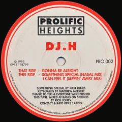 DJ H - DJ H - Gonna Be Alright - Prolific Heights