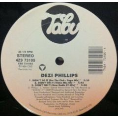 Dezi Phillips - Dezi Phillips - Didn't Do It - Tabu Records