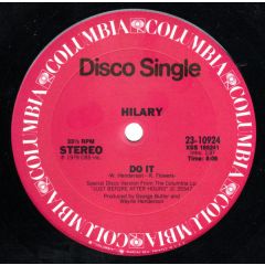 Hilary - Hilary - Do It - Columbia