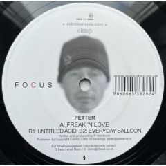 Petter  - Petter  - Untitled Acid EP - Deep Focus