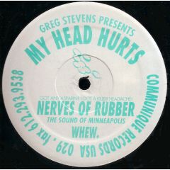 Greg Stevens - Greg Stevens - My Head Hurts - Communique Records