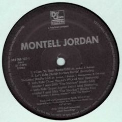 Montell Jordan - Montell Jordan - I Can Do That - Def Jam