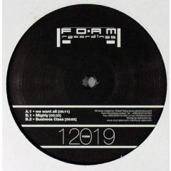 Pneumatik - Pneumatik - We Want All - Form Recordings