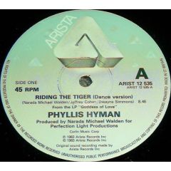 Phyllis Hyman. - Phyllis Hyman. - Riding The Tiger - Arista