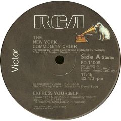 The New York Community Choir - The New York Community Choir - Express Yourself - RCA