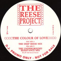 The Reese Project - The Reese Project - The Colour Of Love - 	Network Records