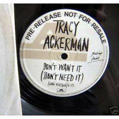 Tracy Ackerman - Tracy Ackerman - Don't Want It (Don't Need It) - Boiling Point