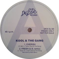 Kool & The Gang - Kool & The Gang - Cherish - De-Lite Records