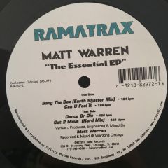 Matt Warren - Matt Warren - The Essential EP - Rama
