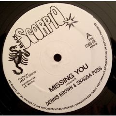 Dennis Brown / Derrick Parker - Dennis Brown / Derrick Parker - Missing You / How Do You Feel - Black Scorpio