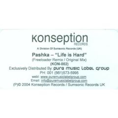 Pashka - Pashka - Life Is Hard - Konseption 2