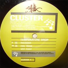 Temperature Drop - Temperature Drop - Paranoia / Fire Truck / Spit Point - Cluster Records