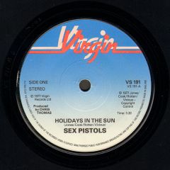 Sex Pistols - Sex Pistols - Holidays In The Sun - Virgin Re-Press