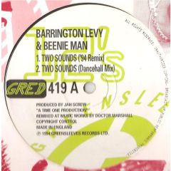  Barrington Levy / Beenie Man  -  Barrington Levy / Beenie Man  - Two Sounds - Greensleeves Records