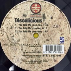 Discolicious - Discolicious - You Told Me - Shoot The Sun