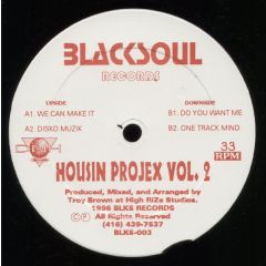 Troy Brown - Troy Brown - Housin Projex Vol. 2 - Blacksoul Records