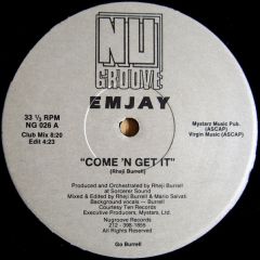 Emjay - Emjay - Come 'N Get It - Nu Groove