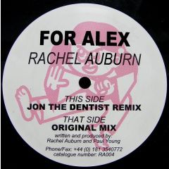 Rachel Auburn - For Alex - Rachel Auburn Records
