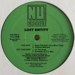 Lost Entity - Lost Entity - Bring That Back (One More Time) - Nu Groove Records
