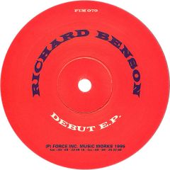 Richard Benson - Richard Benson - Debut EP - Force Inc