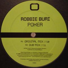 Robbie Buri / Greg Nash - Robbie Buri / Greg Nash - Poker / Shadow EP - 2 Play Reset