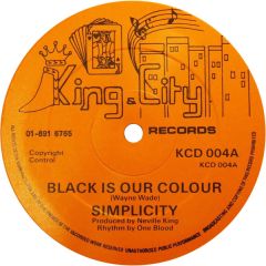 SimpliCity - SimpliCity - Black Is Our Colour - King & City Records