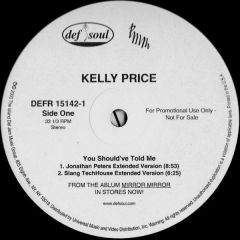 Kelly Price - Kelly Price - You Should've Told Me - Def Soul