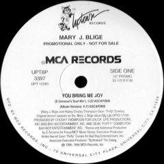 Mary J Blige - Mary J Blige - You Bring Me Joy - Uptown