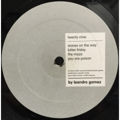 Leandro Gamez - Leandro Gamez - Stones On The Way / Bitter Friday - Monoid 