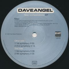 Dave Angel - Dave Angel - New Orchestrations EP - Fnac