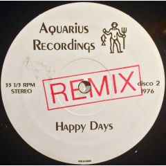 Paul Jacobs - Paul Jacobs - Happy Days (Remix) - Aquarius Recordings