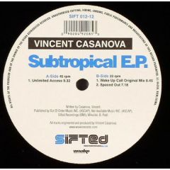 Vincent Casanova - Vincent Casanova - Subtropical EP - Sifted