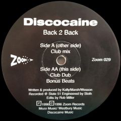 Discocaine - Discocaine - Back 2 Back - Zoom