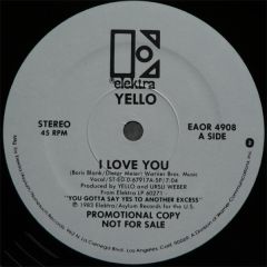 Yello - Yello - I Love You - Elektolux