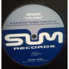Encore - Encore - Le Disc Jockey - Sum Records