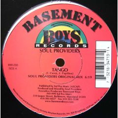 Soul Providers - Soul Providers - Tango - Basement Boys Records