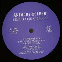 Anthony Rother - Anthony Rother - Sex With The Machines - Kanzleramt