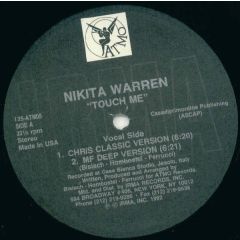 Nikita Warren - Nikita Warren - Touch Me - Atmo, Irma