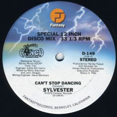 Sylvester - Sylvester - Cant Stop Dancing - Fantasy