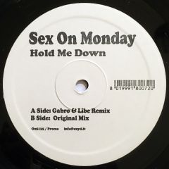 Sex On Monday - Sex On Monday - Hold Me Down - Oxyd Records