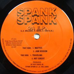 Spank Spank - Spank Spank - Da E.P. - Sex Trax