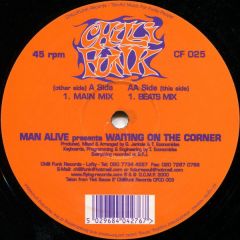 Man Alive - Man Alive - Waiting On The Corner - Chillifunk Records