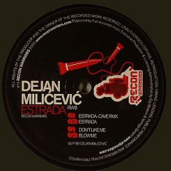Dejan Milicevic - Dejan Milicevic - Estrada - Recon Warriors