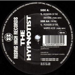 The Hypnotist - The Hypnotist - Pioneers Of The Universe - Rising High Records