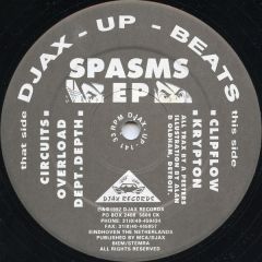 Spasms - Spasms - Spasms EP - Djax Up Beats