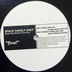 Space Family Unit Ft Ondrea Duverney - Space Family Unit Ft Ondrea Duverney - Final - Alphabet City