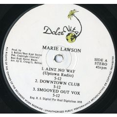 Marie Lawson - Marie Lawson - Ain't No Way - Dolce Vita