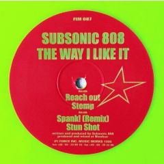 Subsonic 808 - The Way I Like It (Green Vinyl) - Force Inc