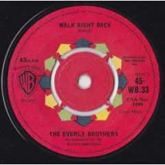 The Everly Brothers - The Everly Brothers - Walk Right Back - Warner Bros. Records