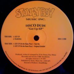 Disco Dude - Disco Dude - Get Up EP - Stoney Boy